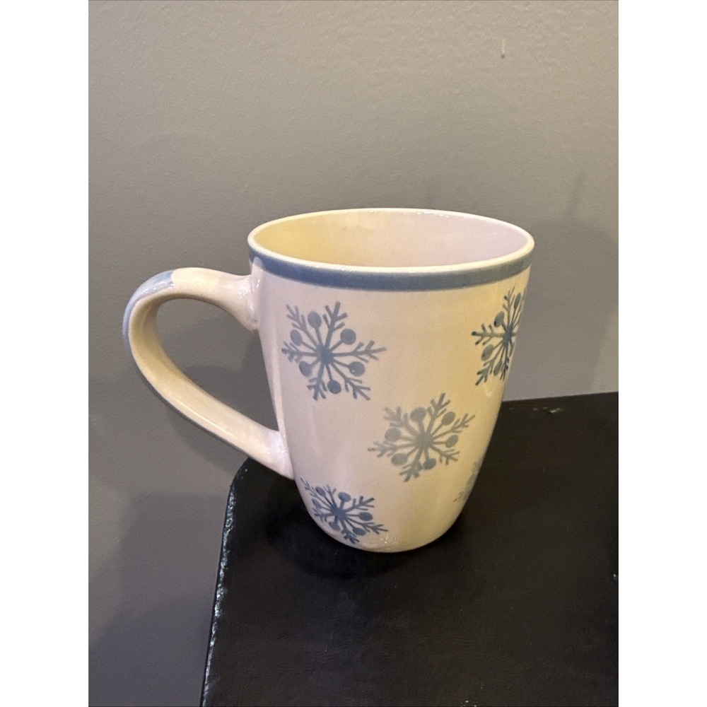 Royal Norfolk Winter Blue Snowflake Coffee‎ Mug